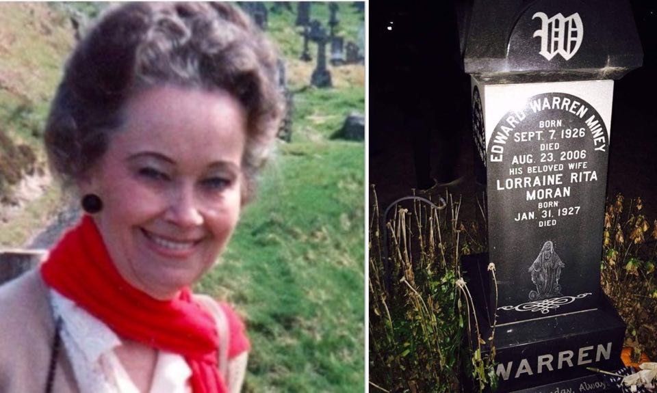 Lorraine Warren será enterrada en un cementerio encantado