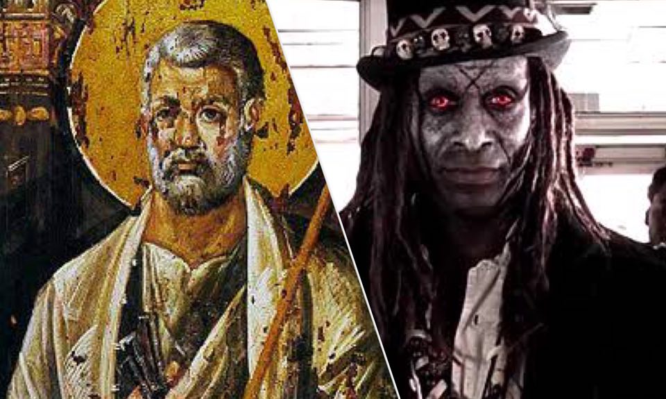 “Papa Legba” the creepy god of voodoo compared to “St. Peter”