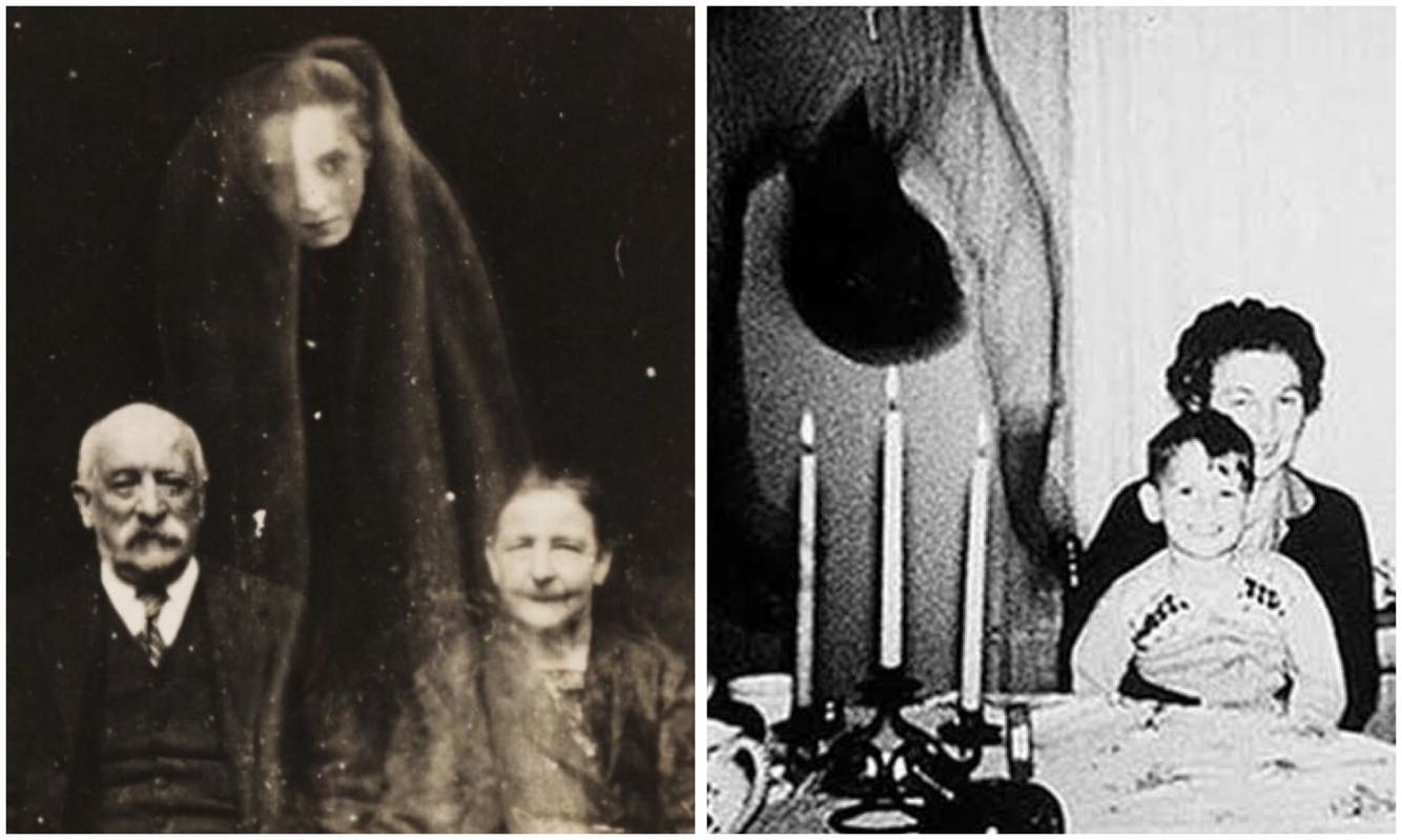 10 Aterradoras y antiguas imágenes que captan fantasmas reales