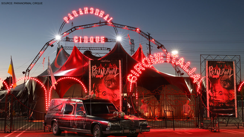 “Paranormal Cirque” a spooky circus that will revive your worst nightmares