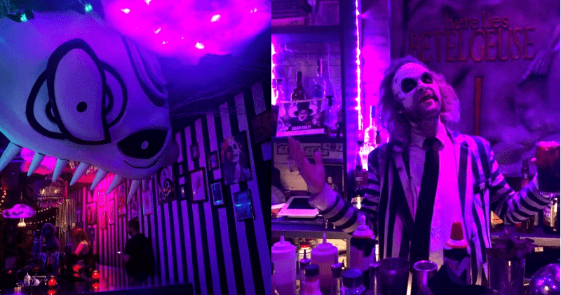 Now you can visit a restaurant-bar inspired by Beetlejuice all year round