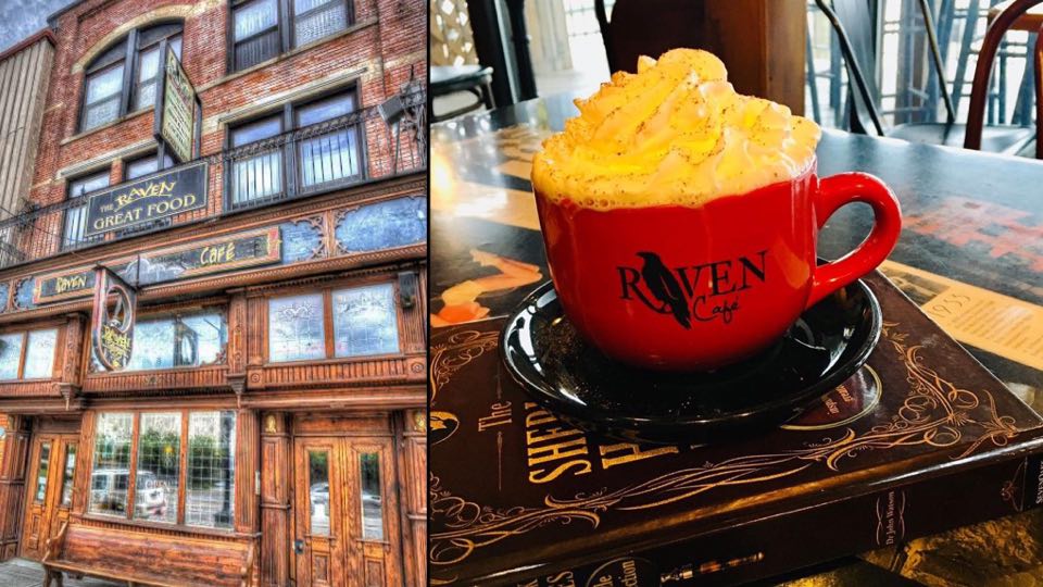 In the mood for some good coffee and some mystery novels? The Edgar Allan Poe-Themed Cafe is the place