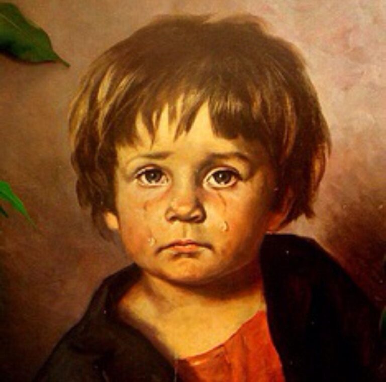 The Curse of ‘The Crying Boy’ Paintings Mundo Seriex