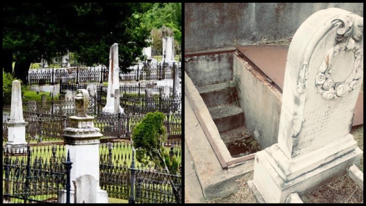 Este cementerio ubicado en Mississippi, tiene una de las lapidas más extrañas e inusuales