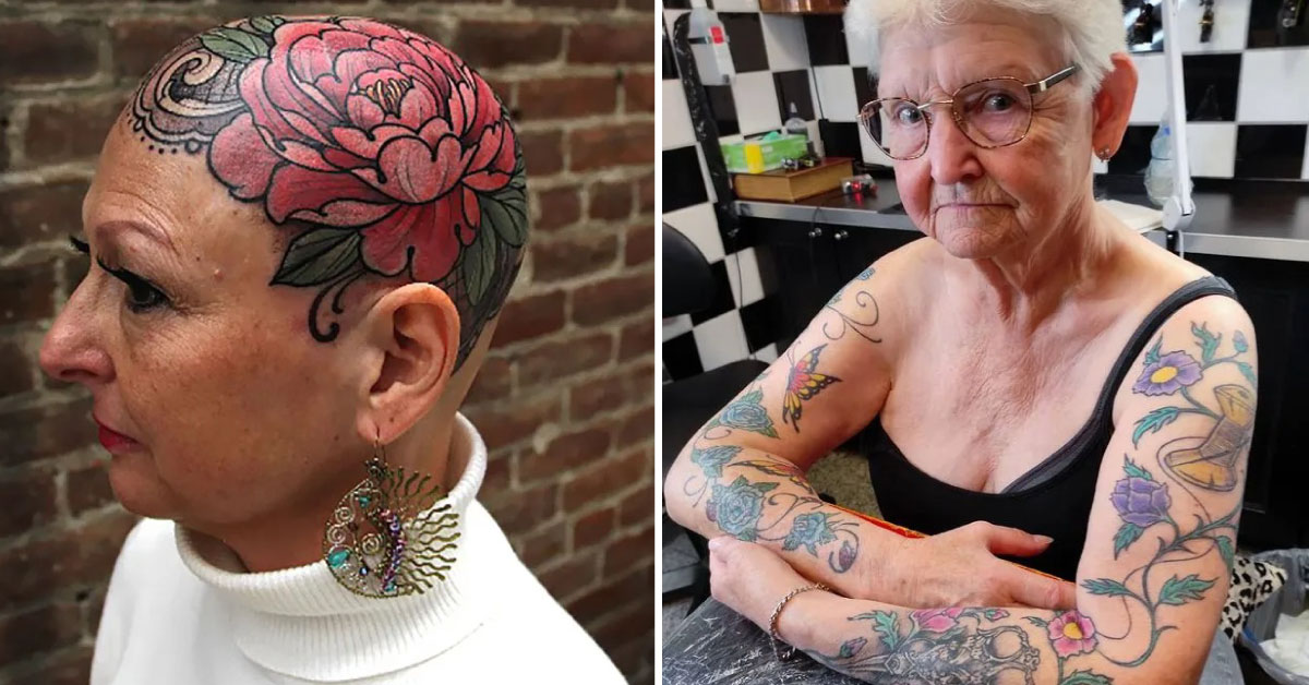 Abuelos tatuados que demostraron que saben envejecer con estilo